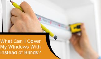 What can I cover my windows with instead of blinds?