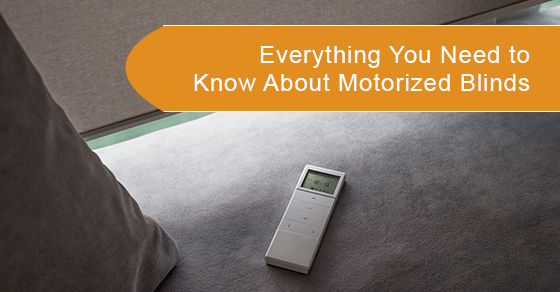 Everything you need to know about motorized blinds