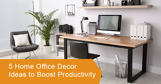 home office decor ideas to boost productivity