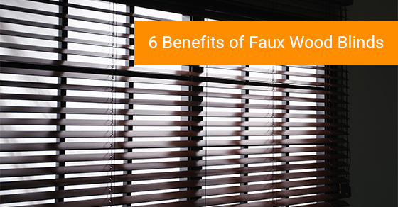 Benefits of faux wood blinds