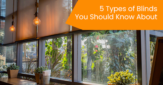 5 Types of Blinds You Should Know About